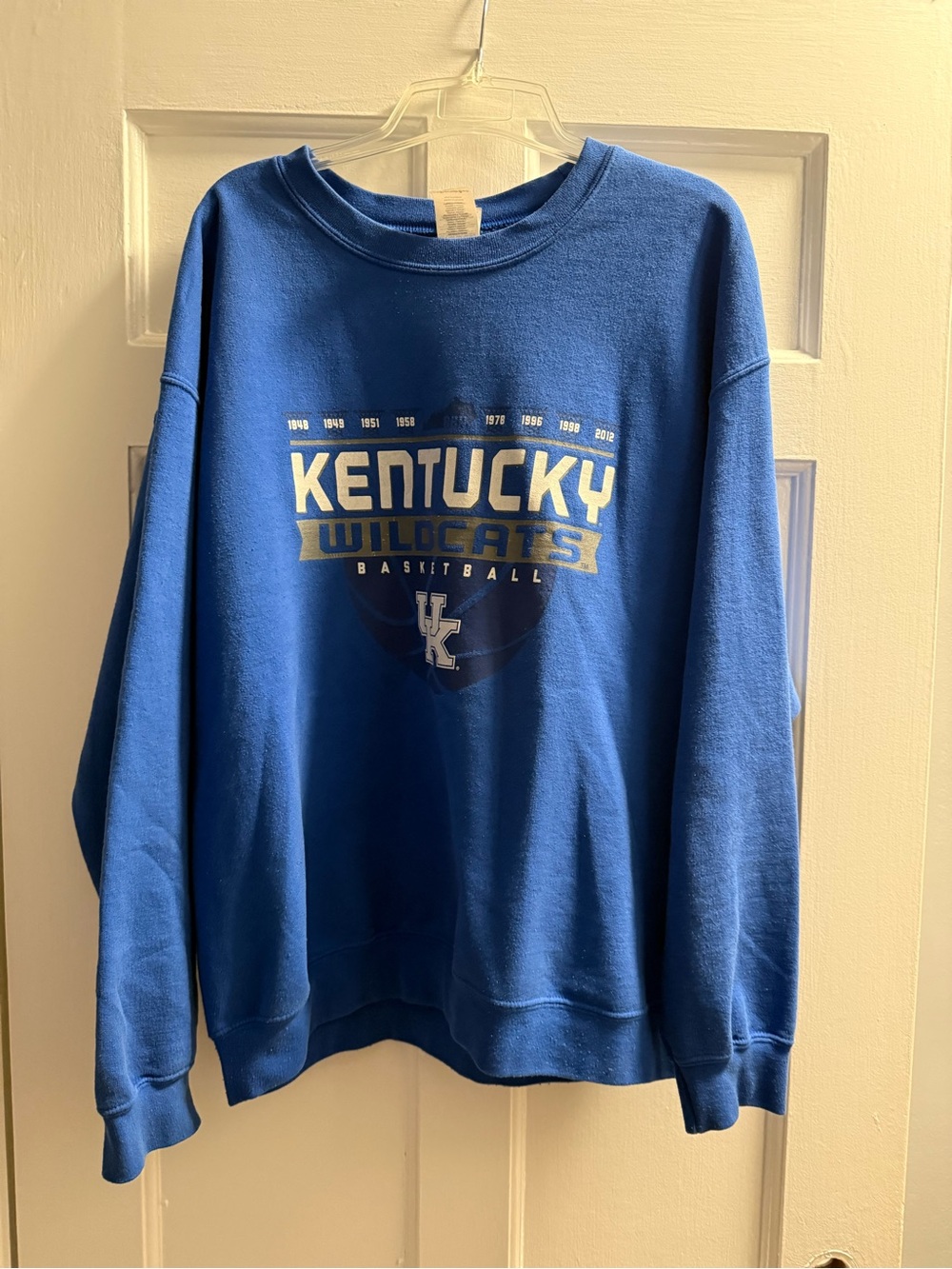 Gildan Kentucky Wildcats Royal Blue Crewneck Sweatshirt